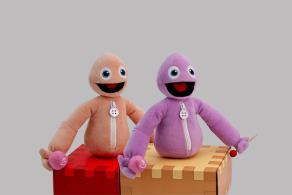 Yeeps Plush 2PCS - Purple and Peach